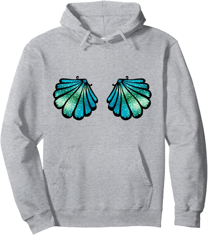 Meerjungfrau Muschel BH Bikini Kostüm Karneval mermaid, Pullover Hoodie