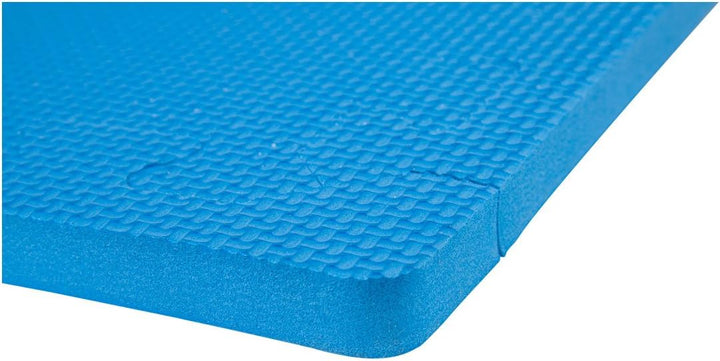 Vario-Step Gymnastikmatte Bodenmatte Sportmatte, Fitnessmatte 60x60 cm Blau, Blau
