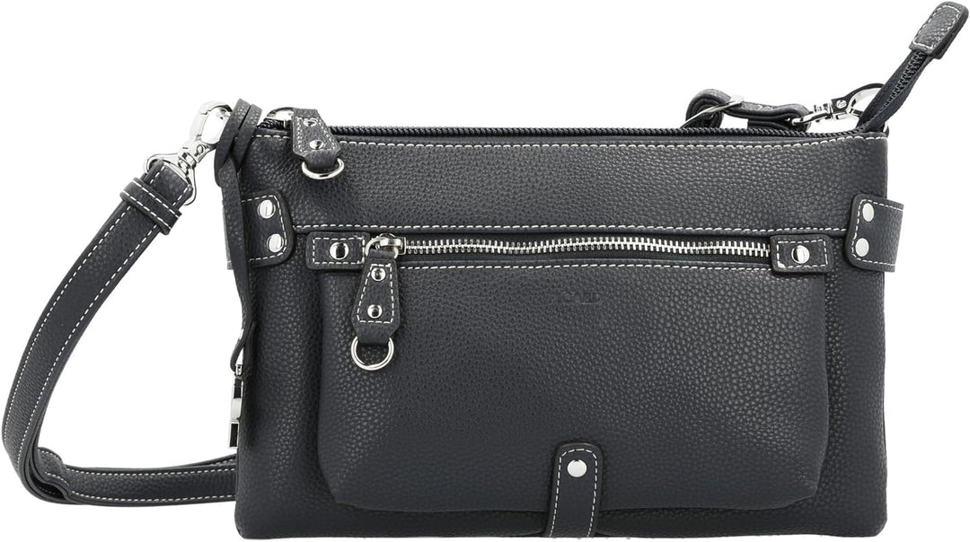 Picard Damen Loire Gepäck- Kuriertasche (1er Pack) 27 x 18 x 7 cm Schwarz, 27 x 18 x 7 cm Schwarz