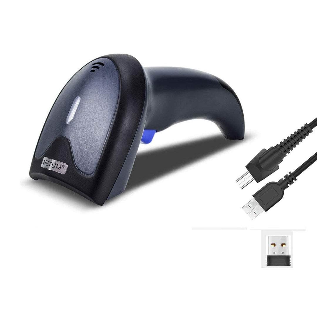 NETUM Bluetooth 2D Barcode-Scanner 3-in-1 (2,4G Wireless & Bluetooth & USB verkabelt) Barcodeleser S