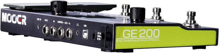 Mooer GE200 Multi-Effect Guitar Pedal, Grey Single, Single