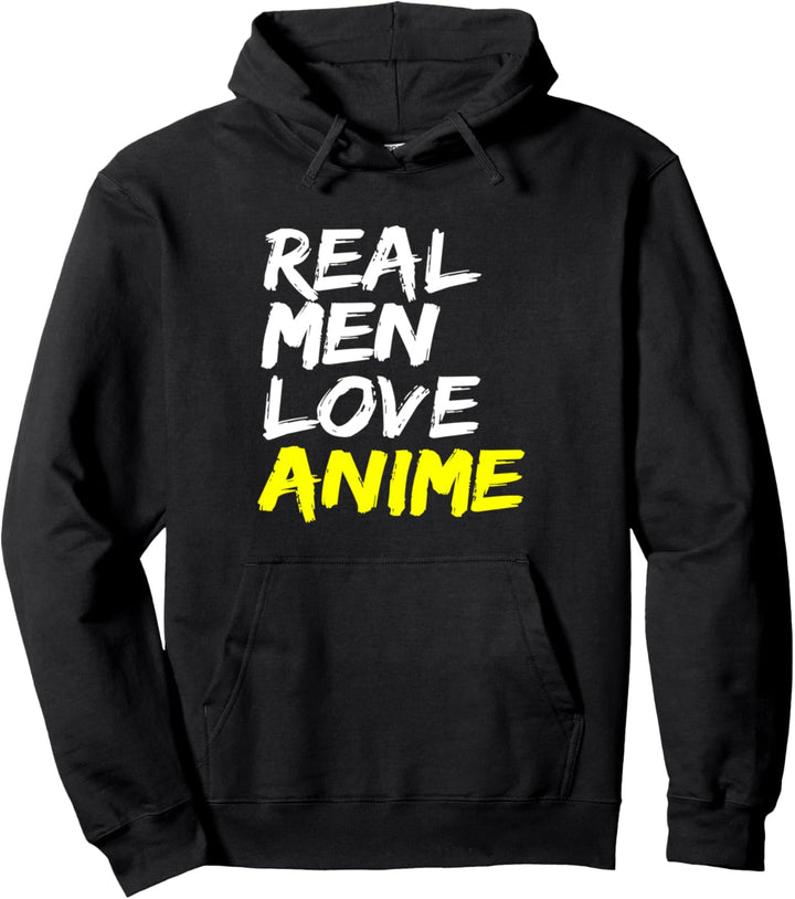 Zeichentrickfilme Japan Design Real Men Love Anime Pullover Hoodie