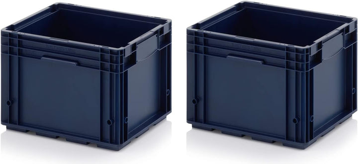 Auer Packaging 8x R-KLT Behälter 40 x 30 x 28 * Kleinladungsträger blau 40x30x28 Eurobehälter Indust