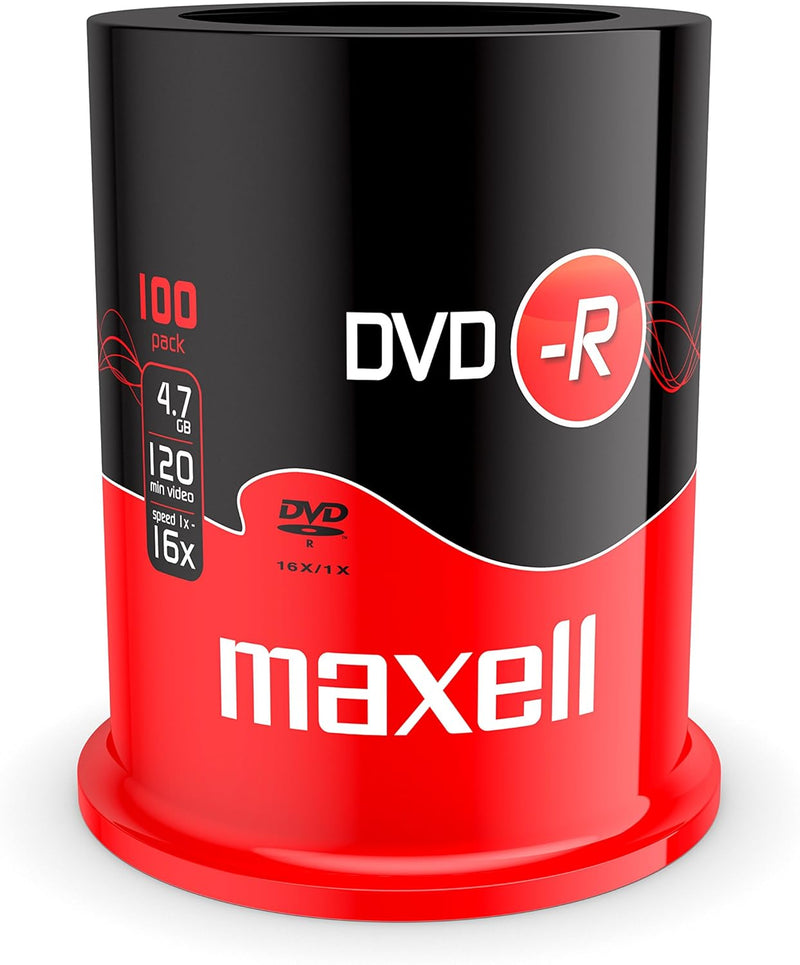 Maxell DVD-R 4.7GB 100er-Spindel 100 Disk - Spindle, 100 Disk - Spindle