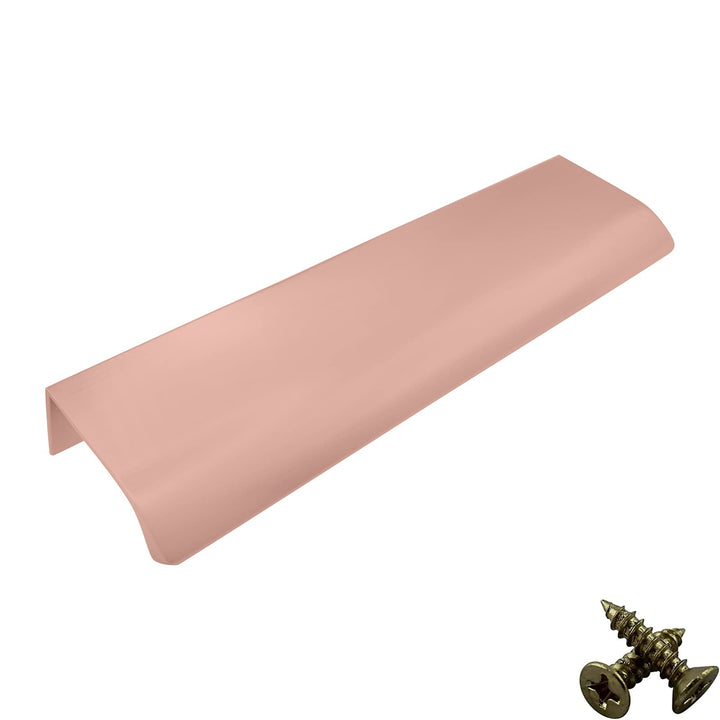 M4TEC Verdeckte Fingerzug-Griffe aus Metall Kantendesign Moderne Küchentürgriffe Schrankzuggriffe Sc