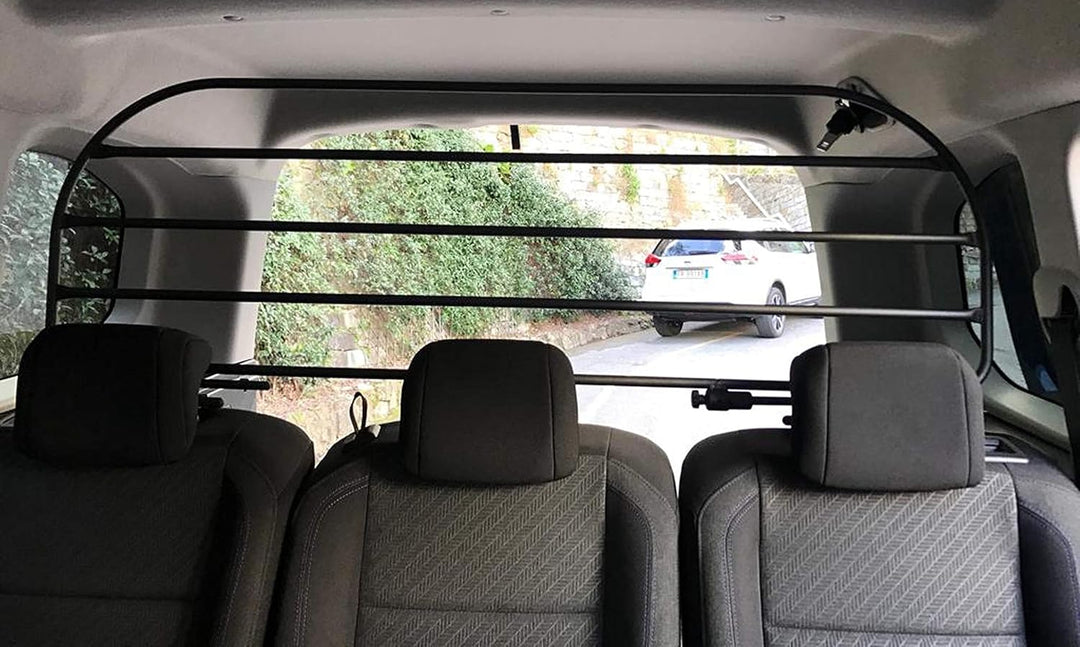 ERGOTECH Trenngitter Hundegitter für CITROEN Berlingo (ab BJ 2018), RDA65HBG-XXL, für Hunde und Gepä