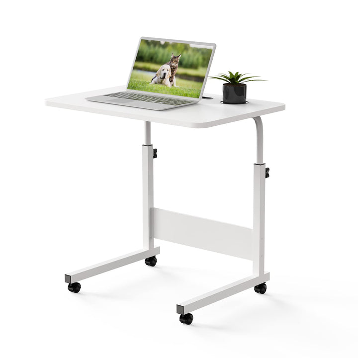 PIPIPOXER 60x40cm Laptoptisch höhenverstellbarer Schreibtisch Computertisch mobiler Laptop-Schreibti