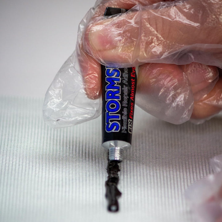 Stormsure Flexibler Reparaturkleber 3x5g (Schwarz) - Starker, Extrem Langlebiger Kleber für Wasserdi