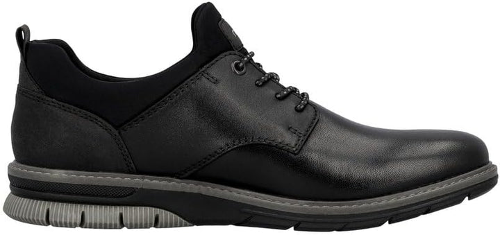 Rieker Herren 14454 Slipper 40 EU Weit Schwarz, 40 EU Weit Schwarz