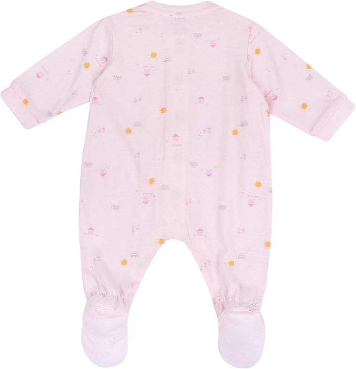 Chicco, Strampler für Neugeborene, aus Leichtem Stoff, mit Praktischer Rückenöffnung, Ideal für Früh