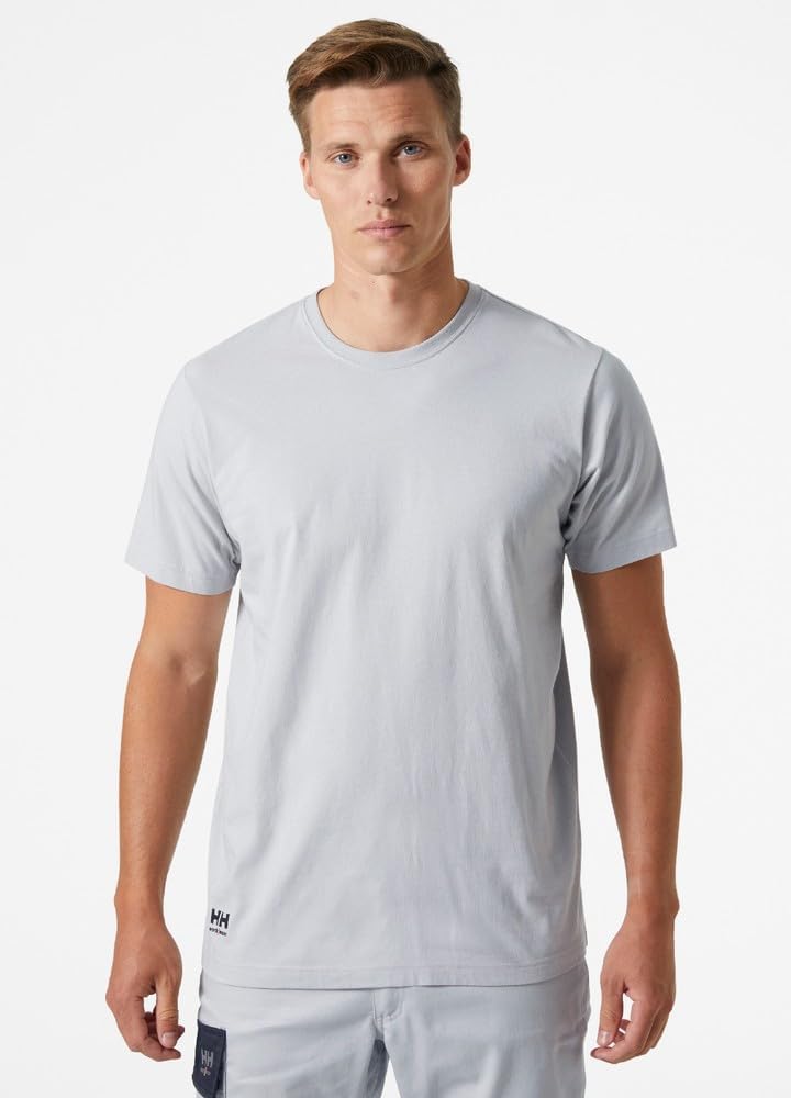 Helly Hansen Workwear Herren Classic T-Shirt L Grauer Nebel, L Grauer Nebel