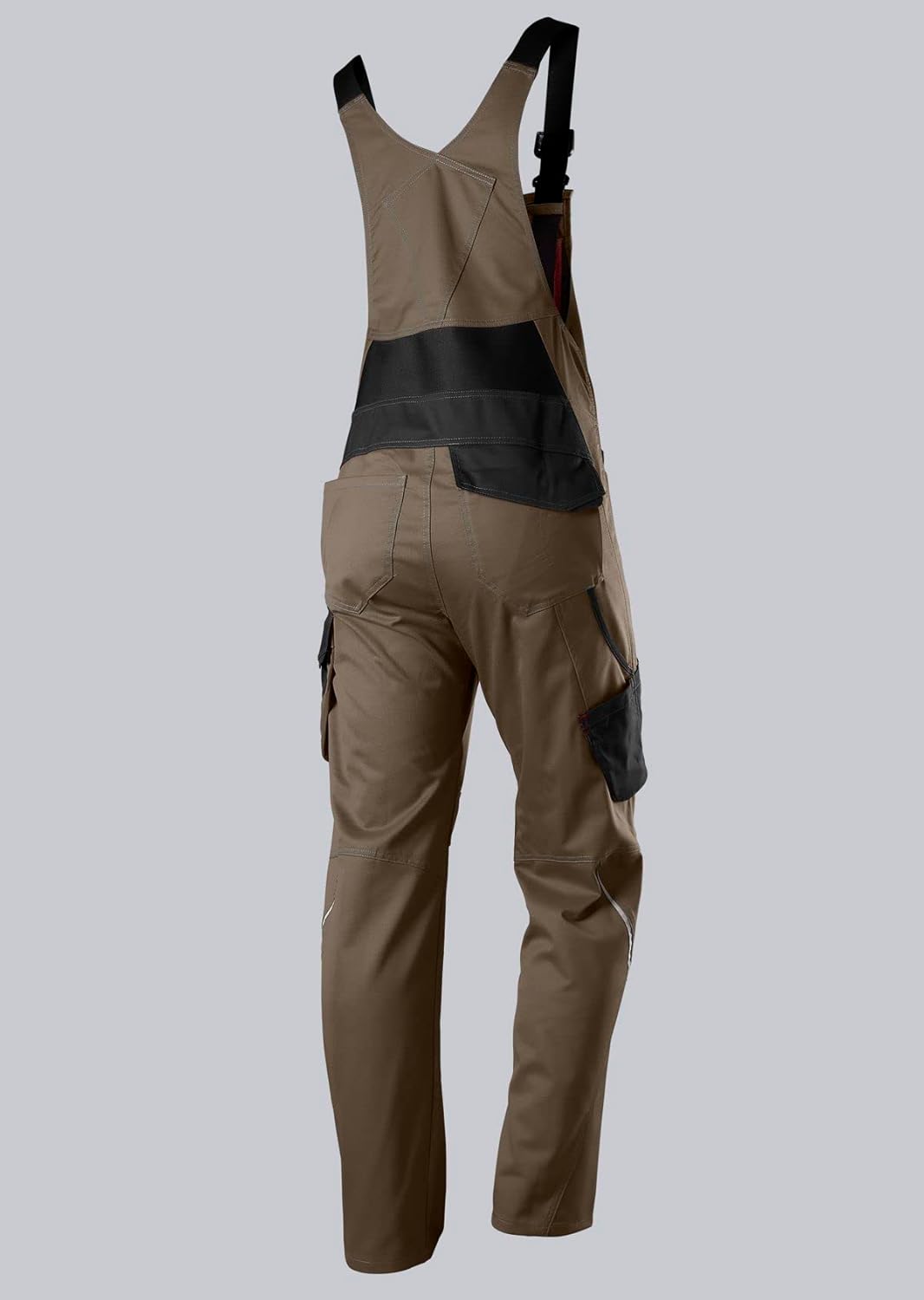 BP 1979-570-5032 Latzhose mit Kniepolstertaschen - Stretch-Hosenträger - Verstellbarer Bund - 65% Po