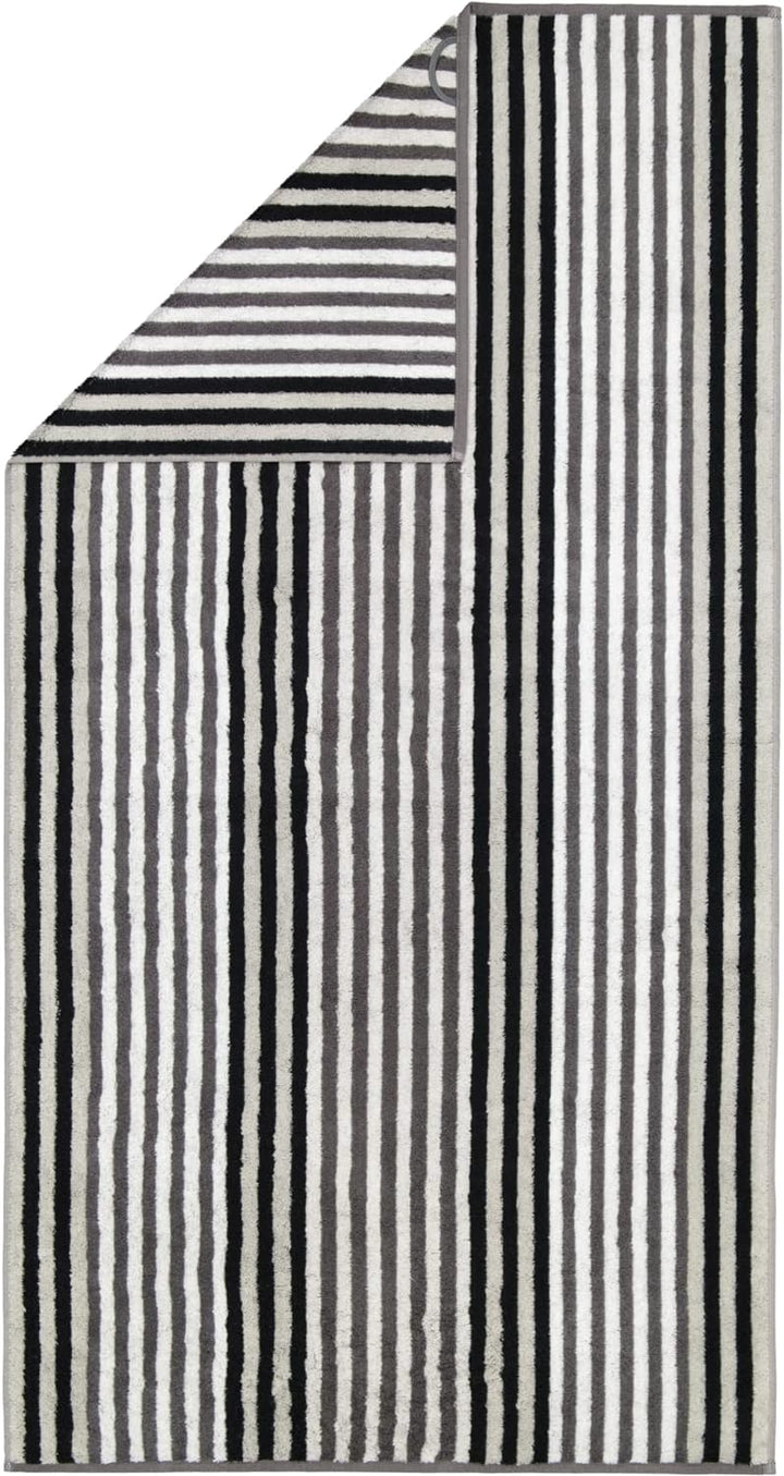 CAWÖ Home Handtücher Delight Streifen 6218 Platin - 77 Duschtuch 70x140 cm, Duschtuch 70x140 cm