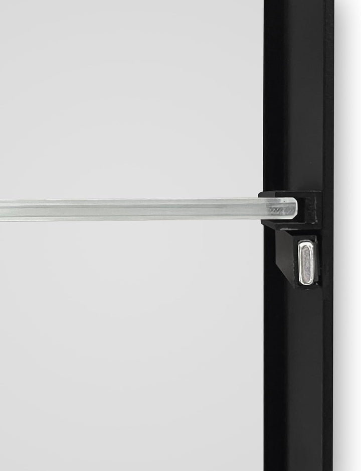 Talos Spiegelschrank Bad mit Beleuchtung oval 40 x 60 cm - Badezimmer Spiegelschrank mit hochwertige