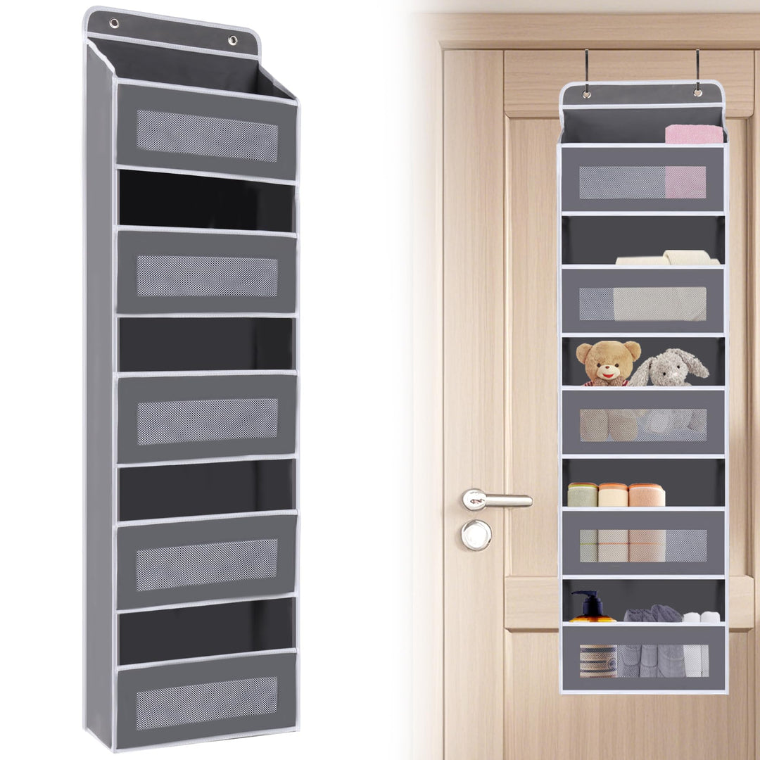 FEILANDUO Organizer für die Tür, 5 Regale, Tür-Organizer zum Aufhängen, hinter der Tür, Organizer mi