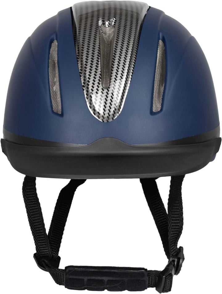 RL24 - Reithelm Innovation Carbon | Grösse- & Kopfform verstellbar | Reitkappe mit Kinn- & Nackensch