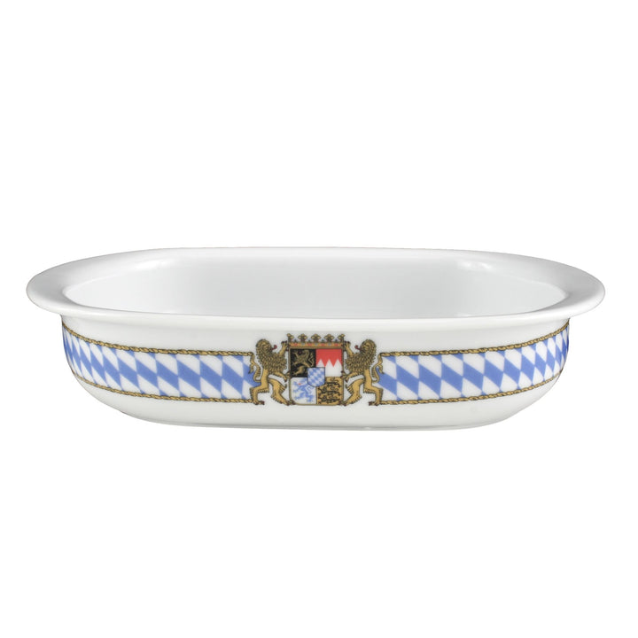Seltmann Weiden 001.461759 Compact Bayern - Auflaufform/Ofenform - oval - 22x14,5 cm - Porzellan 1 S