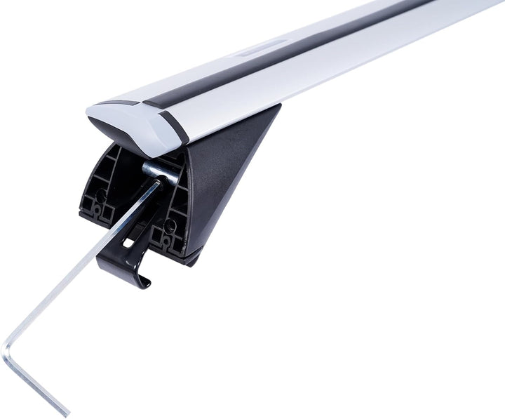 Kompletter Aluminium-Dachträger Relingträger Easy Line Advanced 120 cm für Seat Leon ST III Kombi 20