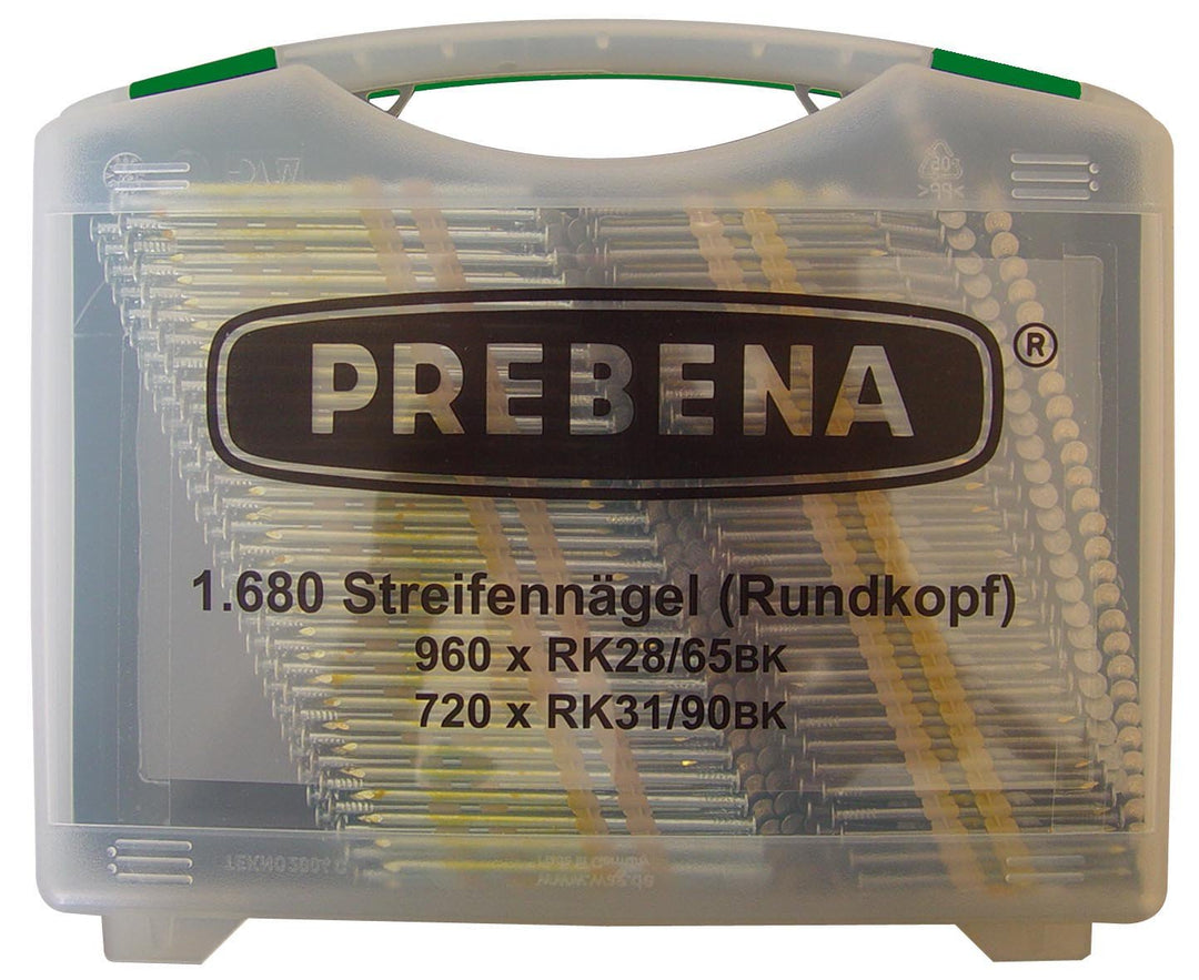 Prebena Rundkopf-Streifennaegel Type RK 1680 St. RK-Box