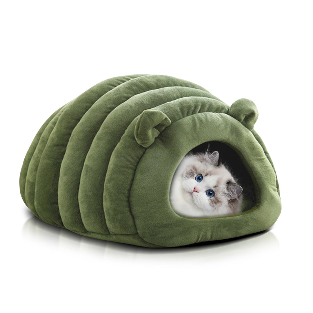 PETCUTE Katzenhöhle Katzenbett,Waschbar Katzenzelt Katzenkorb für Katzen und Hunde,Winter Katzenhaus