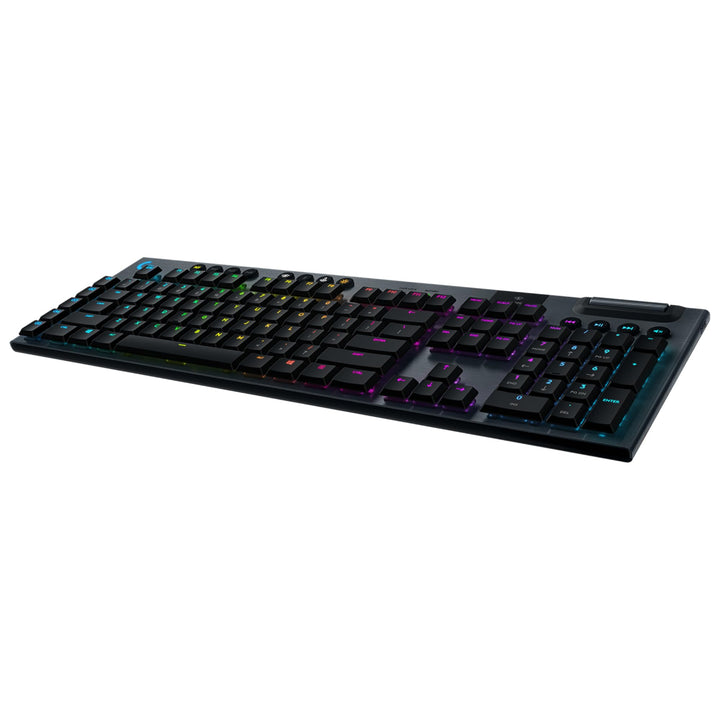 Logitech G915 LIGHTSPEED kabellose mechanische Gaming-Tastatur, Taktiler GL-Tasten-Switch mit flache