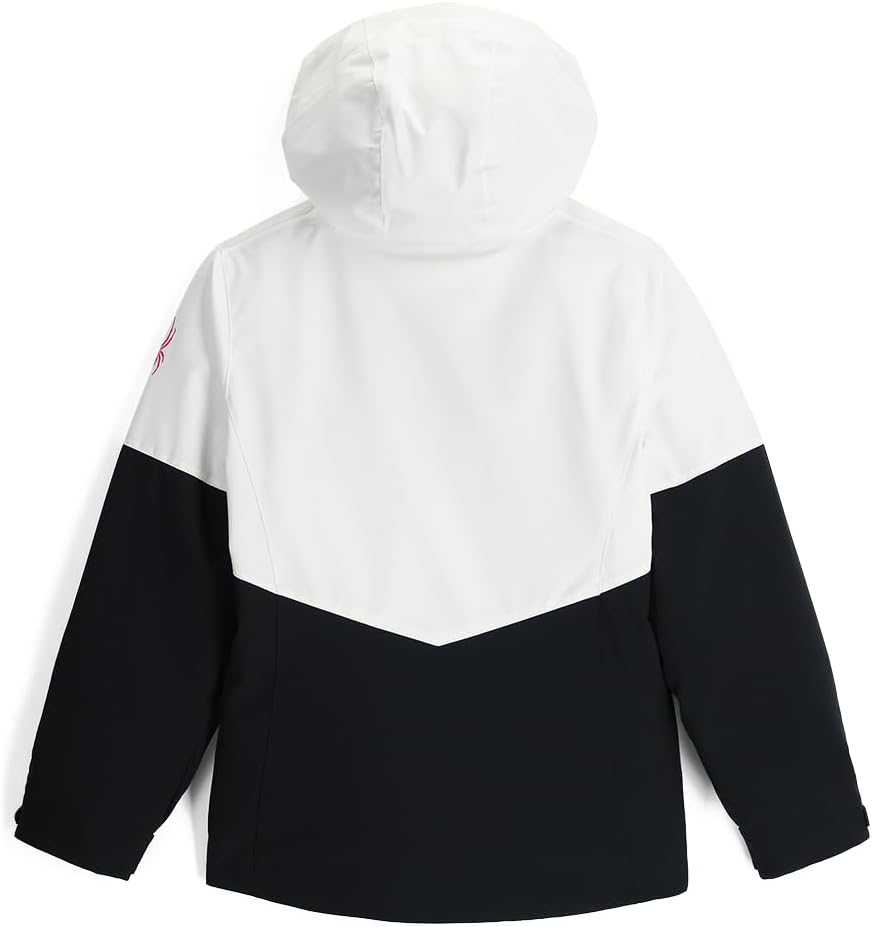 Spyder Mädchen Camille Jacket Skijacke 140 Weiss, 140 Wei&amp;