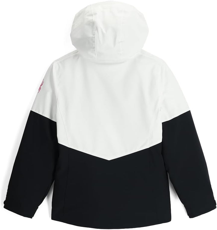 Spyder Mädchen Camille Jacket Skijacke 140 Weiss, 140 Wei&amp;
