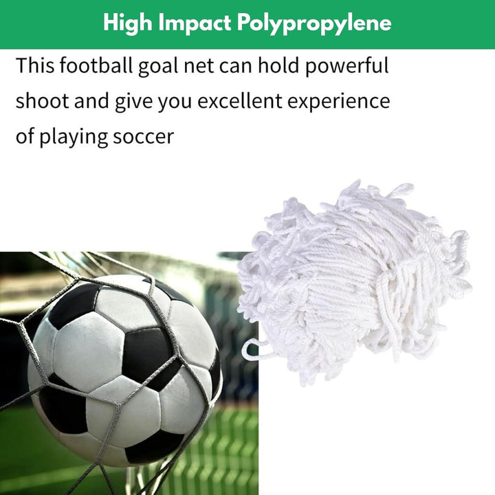 Jadeshay Fussballtornetz, Fussballtor Netz 3m x 2m Fussball Tor Net Polypropylenfaser Ersatznetz für