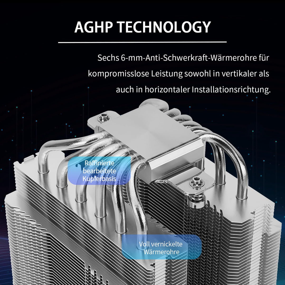 Thermalright Peerless Assassin 120 CPU-Luftkühler, PA120, 6 Heatpipes CPU-Kühler, zwei 120mm TL-C12-