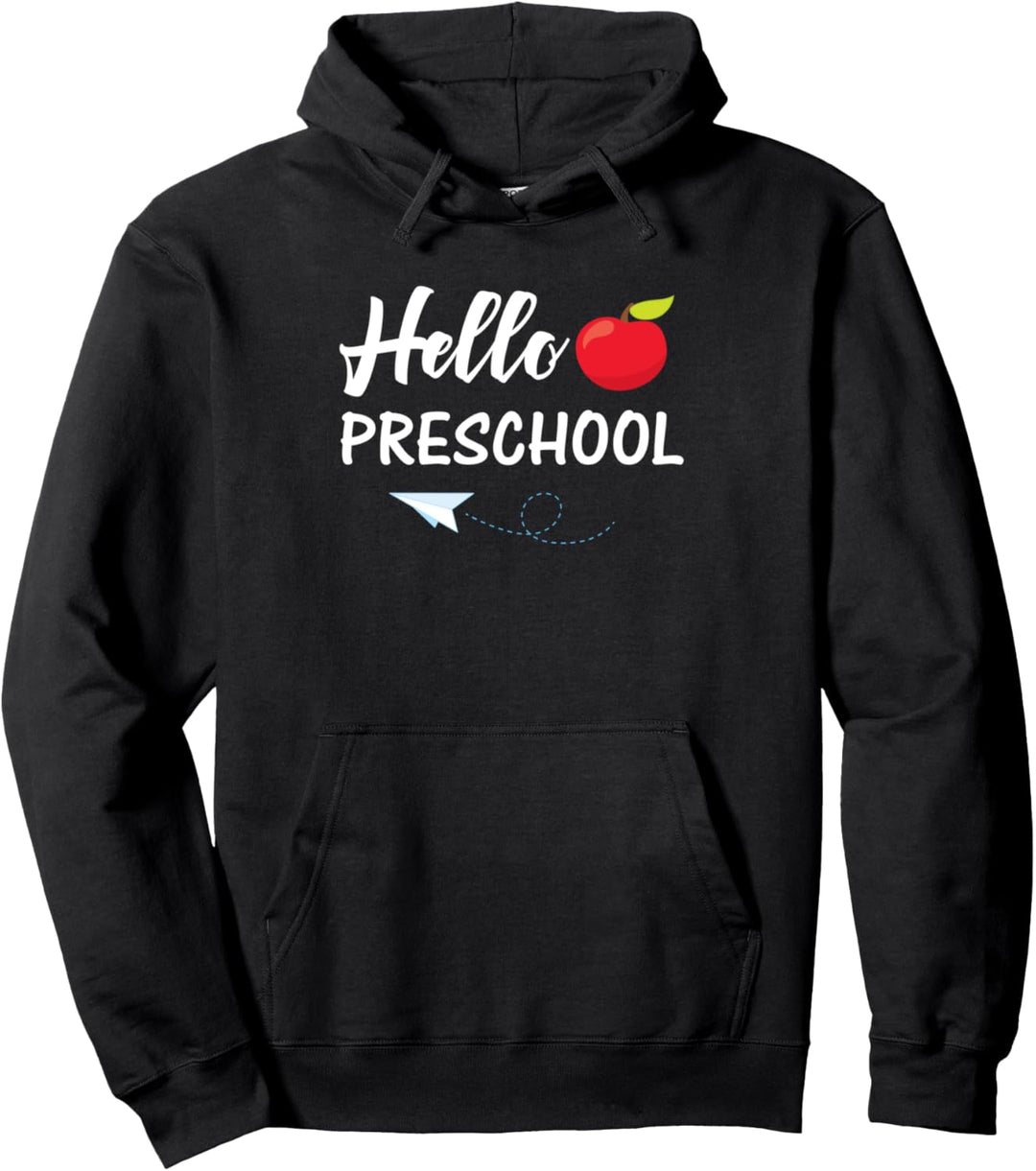 Hallo Vorschule Erster Tag der Schule Pullover Hoodie