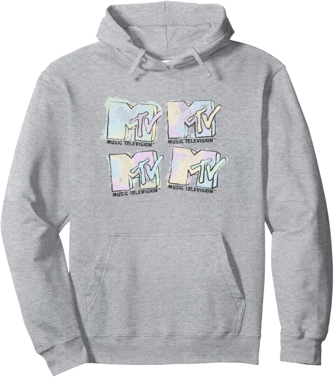 MTV Sketchy MTV Grid Pullover Hoodie