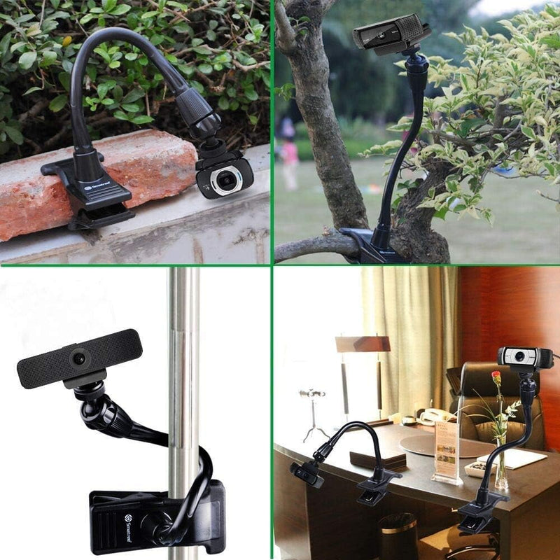 Webcam Stand und Telefonhalter, Smatree Flexible Backenhalterung für Klemmclips Kompatibel mit Logit