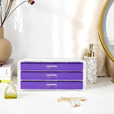 ProCase Acryl Schmuck Organizer Schmuckschatulle für Damen Durchsichtige Schmuckaufbewahrung Schmuck