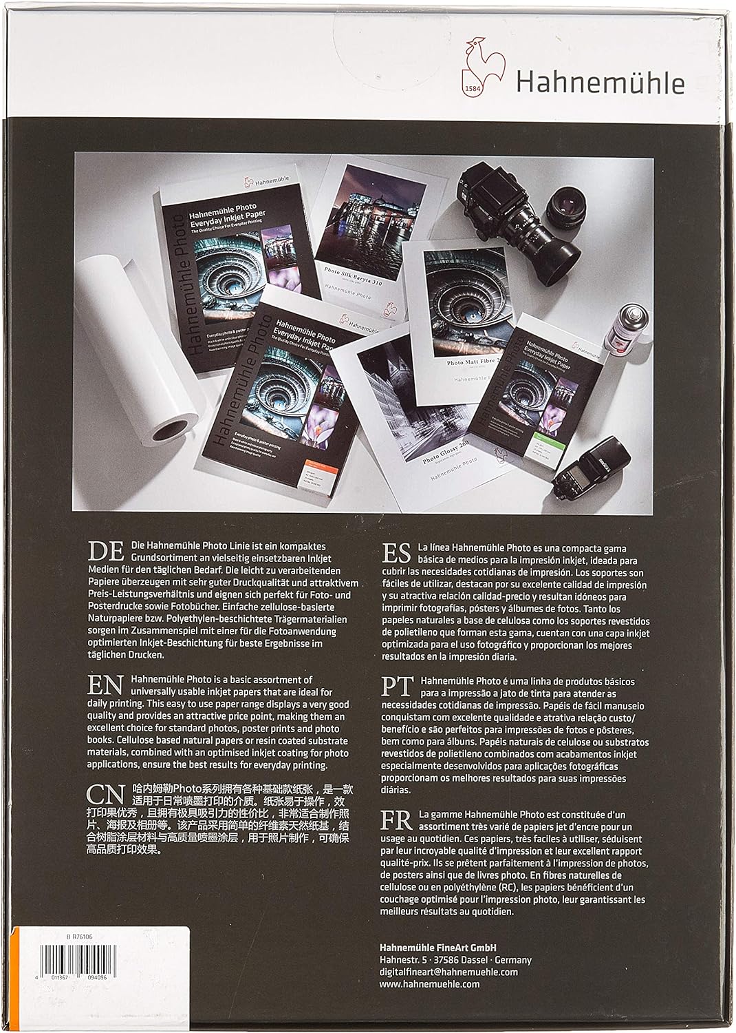 Hahnemühle 10641901 Photo Matt Fibre Papier, 200 g/m², DIN A3, 297 x 420 mm, Warmweiss, 297 x 420 mm