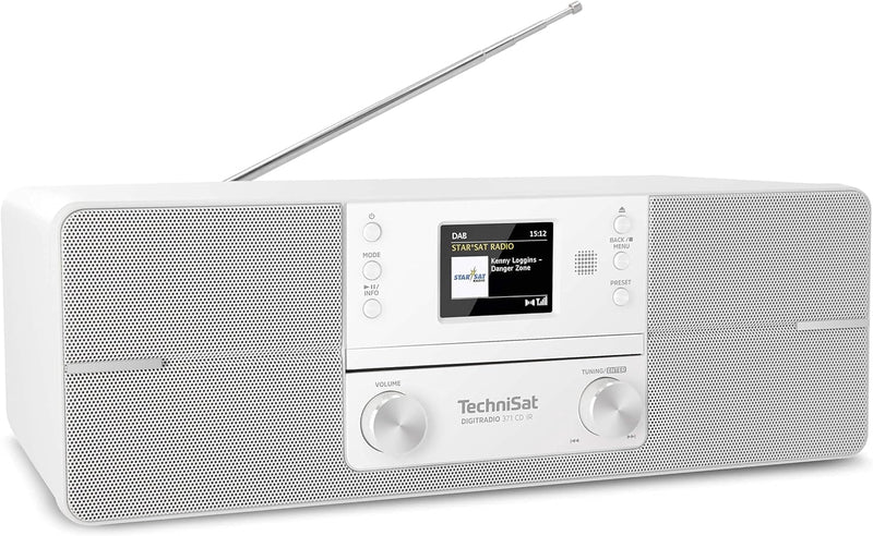 TechniSat DIGITRADIO 371 CD IR - Stereo Internetradio (DAB+, UKW, CD-Player, WLAN, Bluetooth, Farbdi