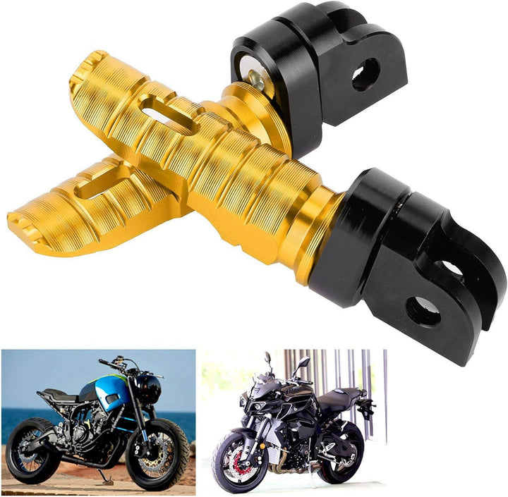 EBTOOLS Fussrasten für Motorräder, vordere Motorradfussstützen vorne links rechts Paare passend für