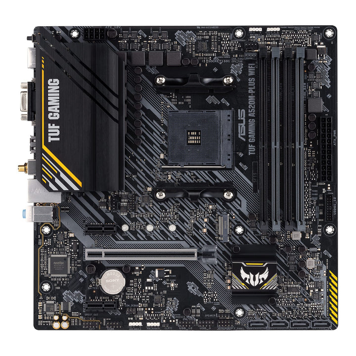 ASUS TUF GAMING A520M-PLUS WIFI Mainboard Sockel AMD A520 (Ryzen AM4, Micro ATX mit M.2-Unterstützun