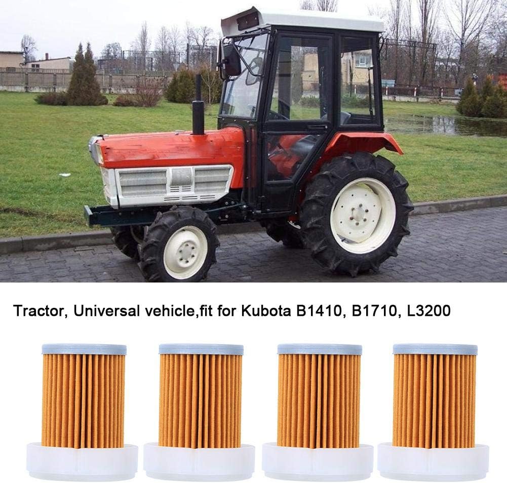 Aramox 6A320-59930 4Pcs Motor Kraftstofffilter Wasserabscheider Ersatzteil, Passend für Kubota B1410
