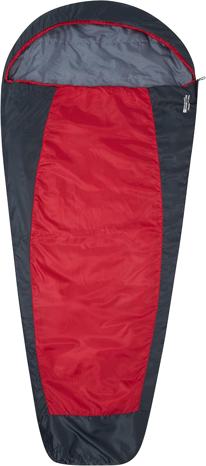 Mountain Warehouse Traveller 50 Schlafsack XL – Winddichter, Atmungsaktiver und Leichter Schlafsack
