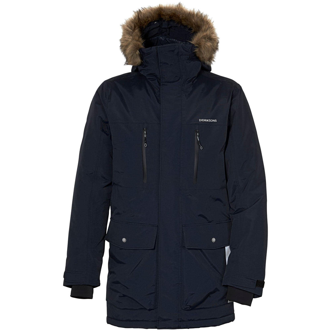 Didriksons Herren Winterjacke FREDRIK PARKA Einheitsgrösse Dunkelblau, Einheitsgrösse Dunkelblau