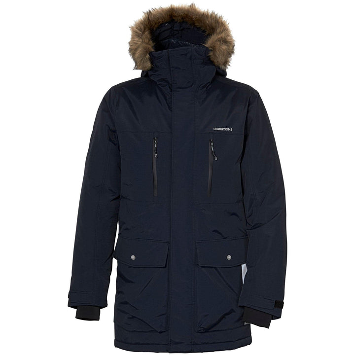 Didriksons Herren Winterjacke FREDRIK PARKA Einheitsgrösse Dunkelblau, Einheitsgrösse Dunkelblau