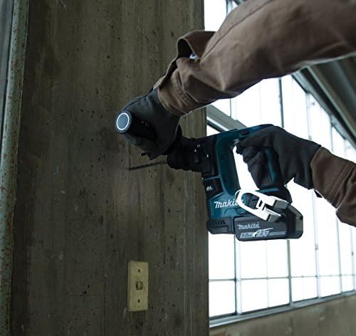Makita DHR171RAJ Akku-Bohrhammer für SDS-PLUS 18 V / 2,0 Ah, 2 Akkus + Ladegerät im MAKPAC, Schwarz,