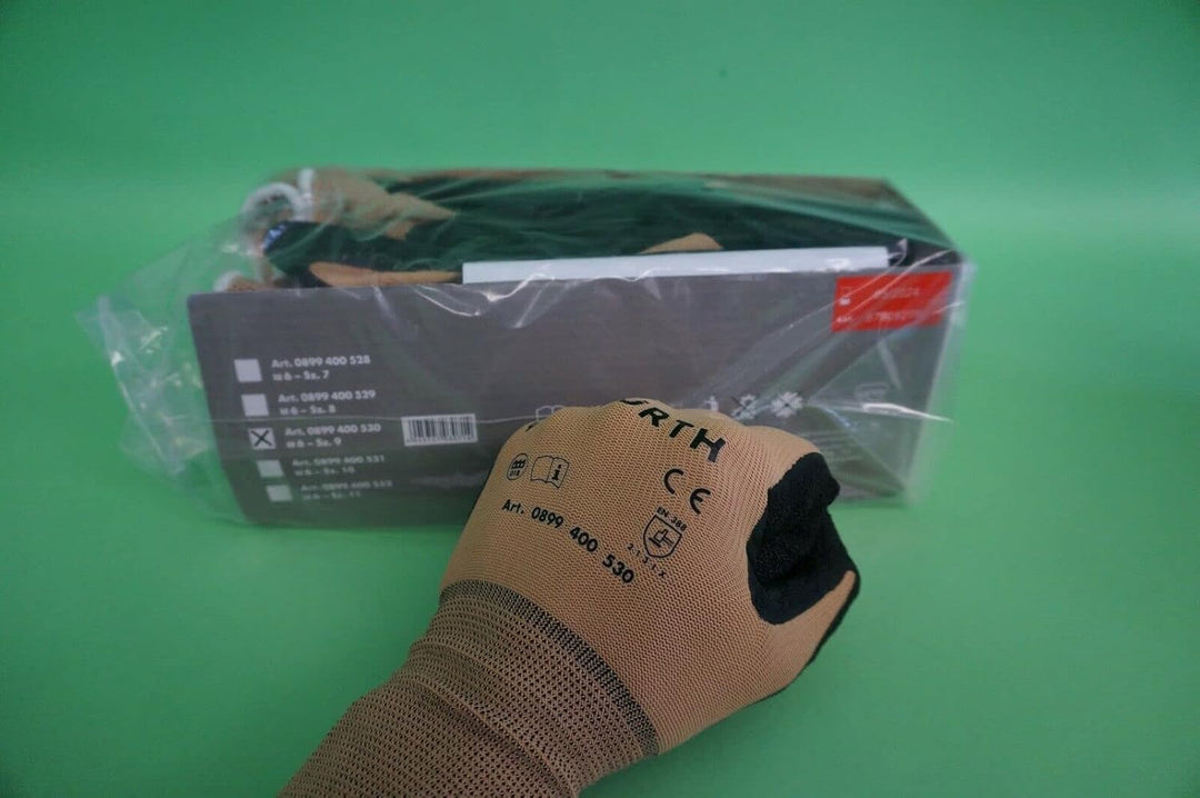 Würth 6 Paar Mechanikerhandschuhe Arbeitshandschuhe Montagehandschuhe EN388 EN420 Gr. 7 Grösse 7 (6e