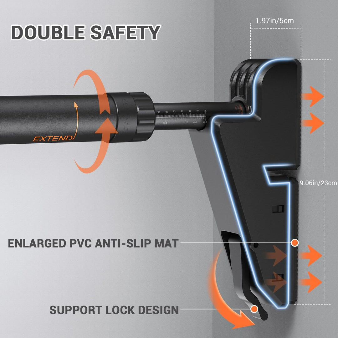 Sportneer Klimmzugstange Türrahmen, Gear-Lock Funktion Pull Up Bar Reckstange Türrahmen Ohne Schraub