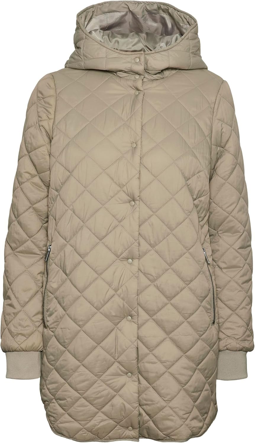 VERO MODA Female Mantel VMHAYLE Steppjacke Bungee Cord XS, Bungee Cord XS