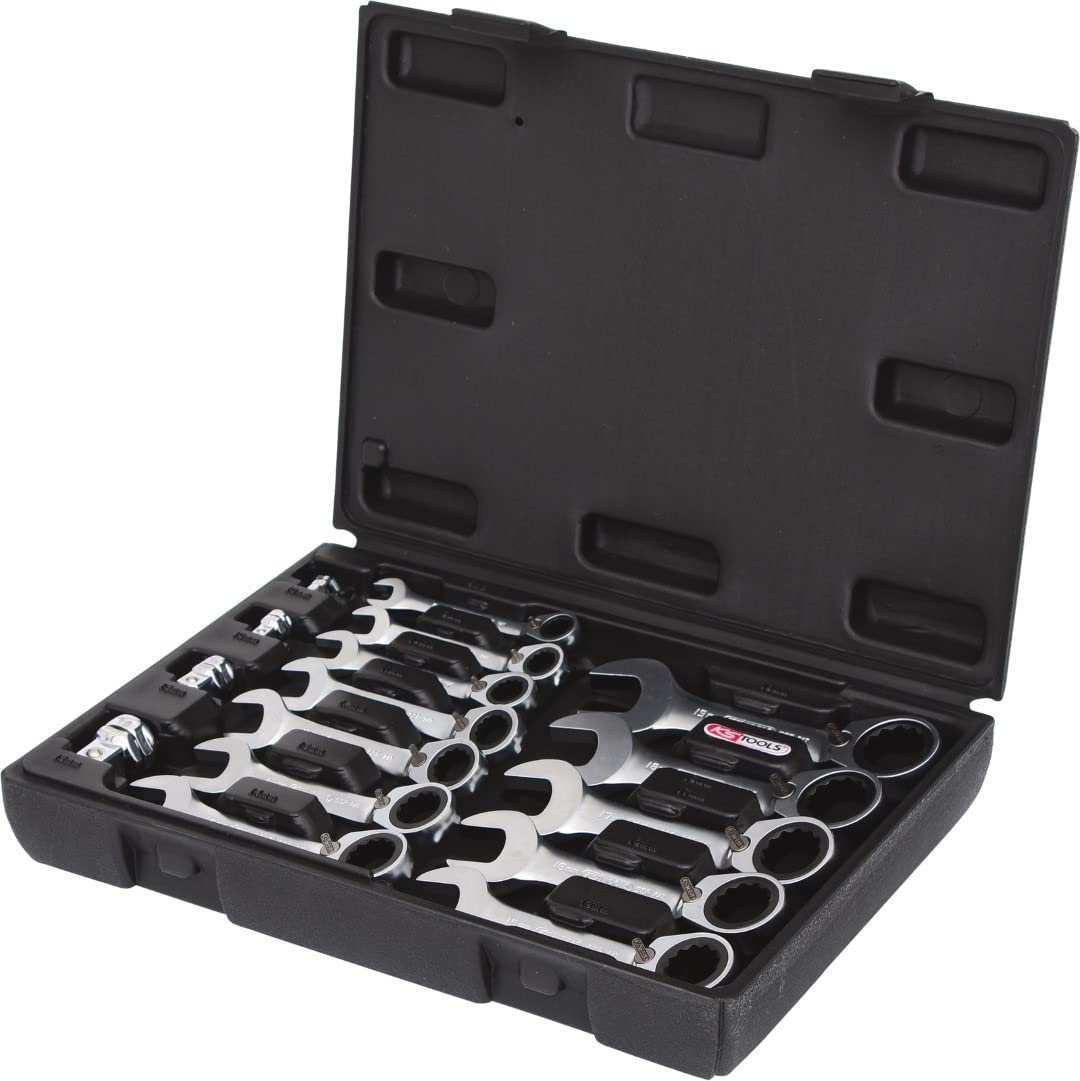 KS Tools 503.4653 GEARplus Ratschenringmaulschlüssel-Satz, kurz, 6-tlg.