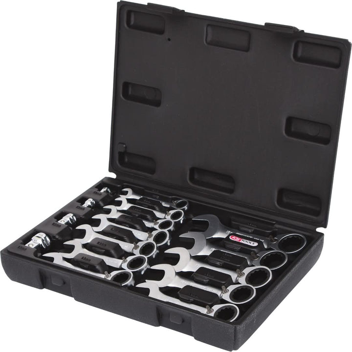 KS Tools 503.4653 GEARplus Ratschenringmaulschlüssel-Satz, kurz, 6-tlg.