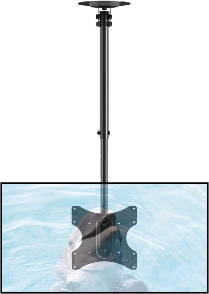 suptek TV Deckenhalterung, TV Halterung Decke für die meisten 23-43 Zoll Fernseher, Schwenkbar und N