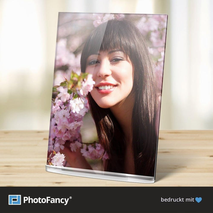 PhotoFancy® - Acryl Glas mit Foto Bedrucken - Acrylglas Personalisieren - Foto-Aufsteller mit eigene