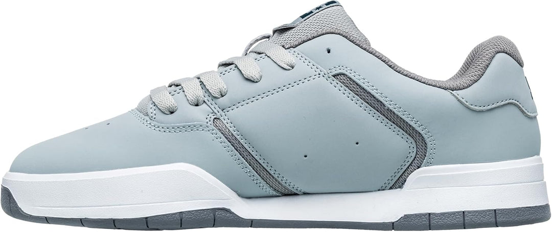DC Shoes Herren Central CasualSkate-Schuh 41 EU Grey Grey Blue, 41 EU Grey Grey Blue